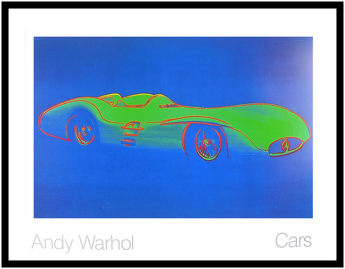Andy Warhol Plakat Druk artystyczny Obraz w ramce Cars Formuła I Car W 196 R 70x90cm - Zdjęcie 1 z 1